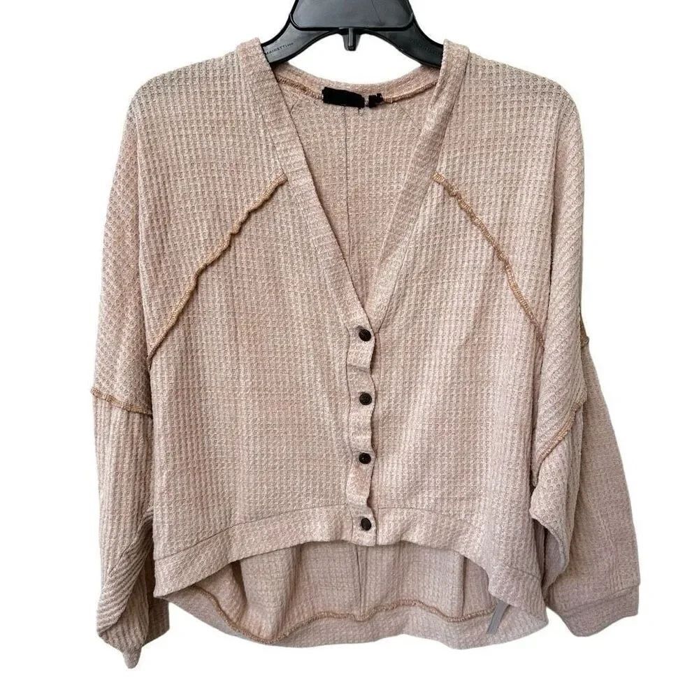 Out from Under Urban Outfitters pink oversized long sleeved cardigan